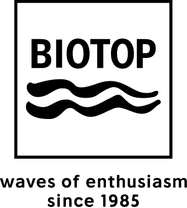 Biotop Logo schwarz mit Claim